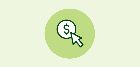coin arrow icon