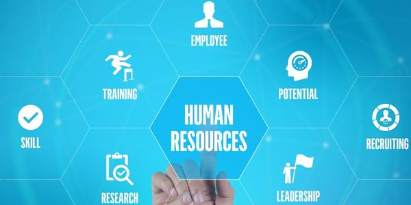 hand selecting human resources from a menu