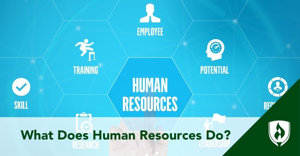 hand selecting human resources from a menu
