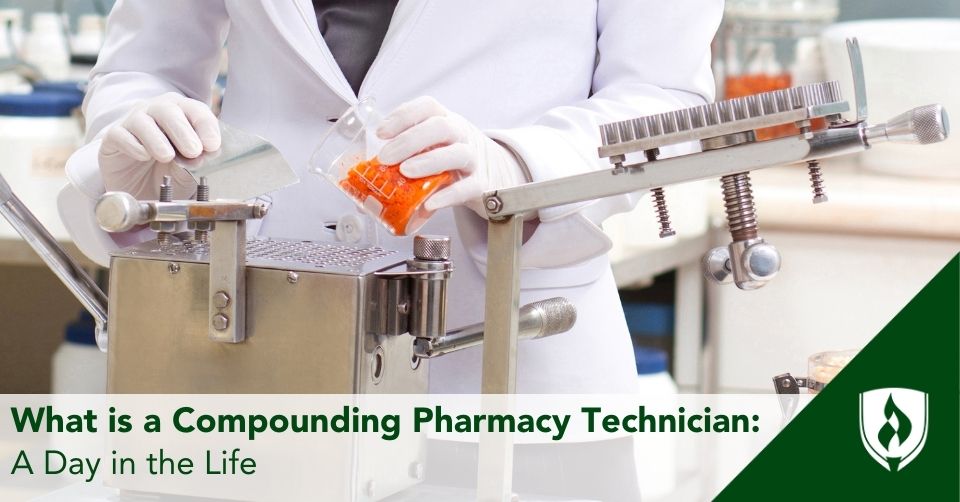 A compounding pharmacy tech