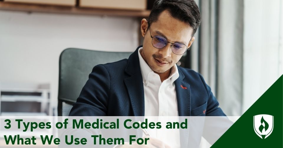 A medical coder looks through the ICD-10