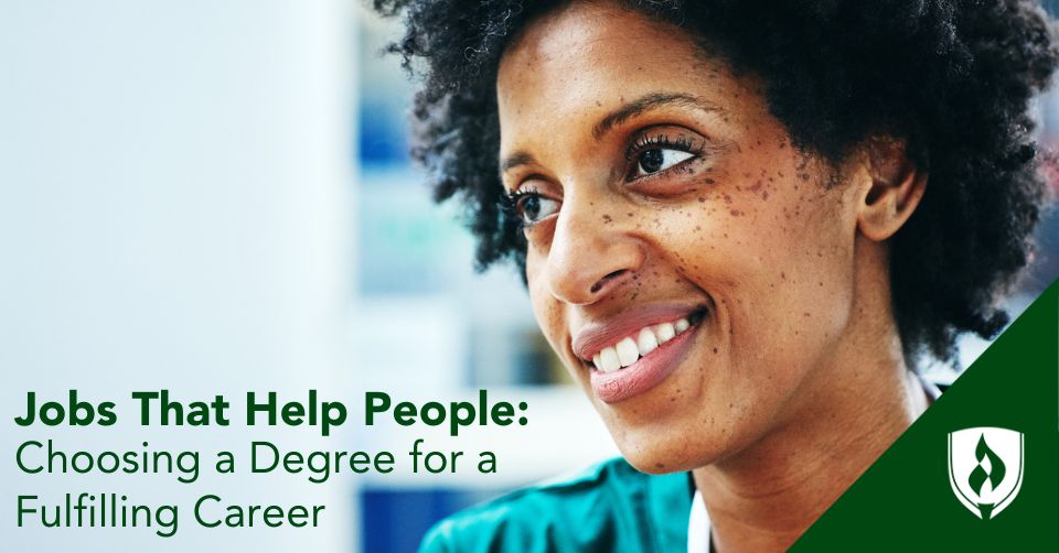 A professional smiles and looks to the side