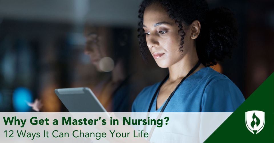 An RN looks into the specialization options for a masters in nursing program