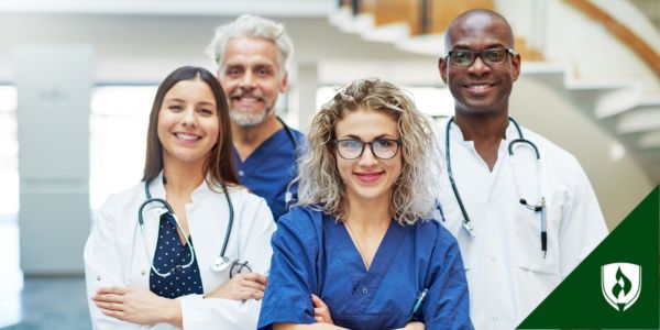 4 Types of Nurse Practitioners standing together