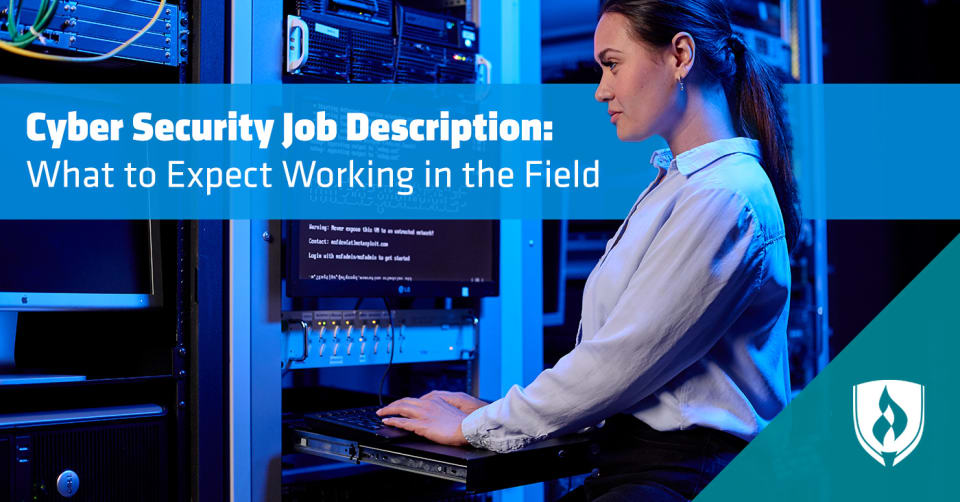 woman working in computer server room