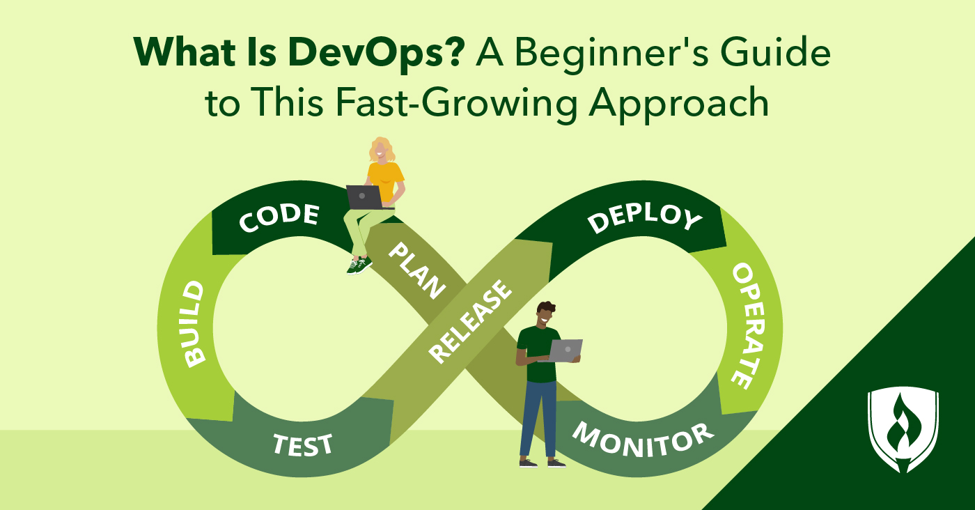 illustration of an infinity circle representing what is devops