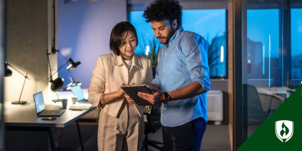 A network security analyst advises an employer
