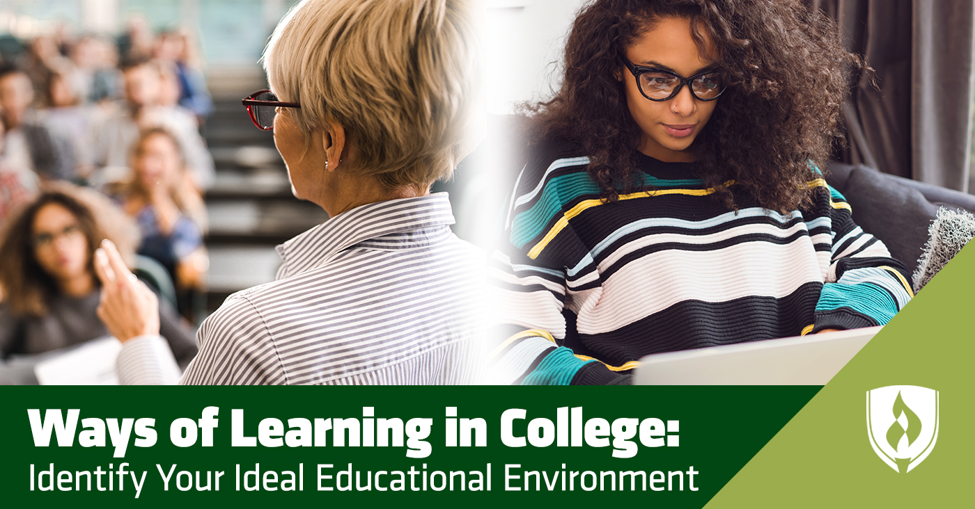 Female professor lecturing students